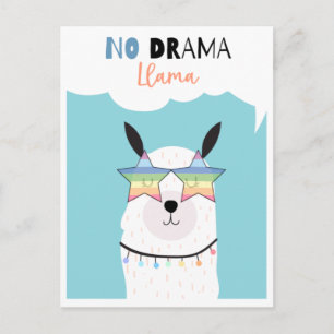 Cute Lama-vykort Vykort