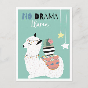 Cute Lama-vykort Vykort