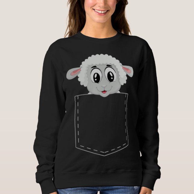 Cute lamb  for children sheep  boys and girls t shirt (Framsida)