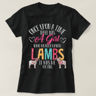 Cute Lamb Lover Gift for Girls and Women T Shirt