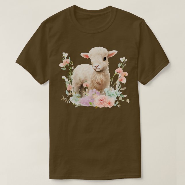 Cute lamm 1 t shirt (Design framsida)