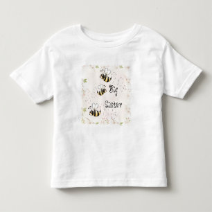 Cute Land Bees Big Sister Tee Shirt