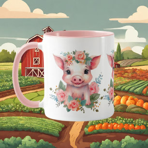 Cute Land gris älskare Mugg