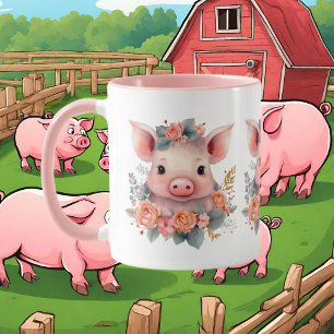 Cute Land gris älskare Mugg