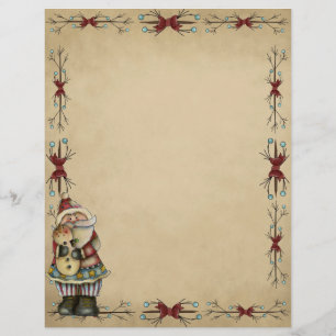 Cute Land Santa Letterhead