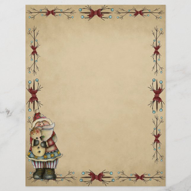 Cute Land Santa Letterhead (Framsida)