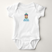 Cute Lantern My First Ramadan Baby Bodysuit