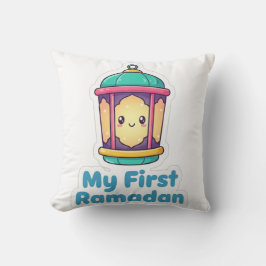Cute Lantern My First Ramadan Baby Gift Throw Pill Kudde