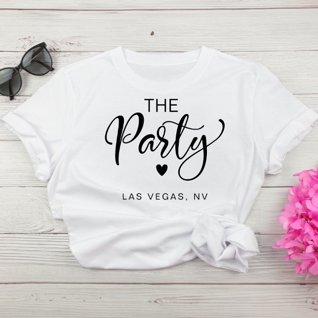 Cute Las Vegas Bachelorette Party T Shirt (Celebrate the bride-to-be in fun and style at her bachelorette party)