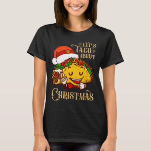 Cute Låt oss Taco Bout-jul Mexikanska pajama T Shirt