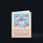 Cute Latte Smiles Coffee Älskare Grattis på födels Kort<br><div class="desc">Om du har har till en familjemedlem, vän eller annan älskad som njuter av kaffe och uppskattar söt vismisk design och glad hälsning kan du uppskatta det här Cute Rosa Latte Smiles Coffee Älskare-kortet från Zazzle! Det finns i många storlekar och pappra typer, och även som en utskrivbar direktuppladdning. Säljs...</div>