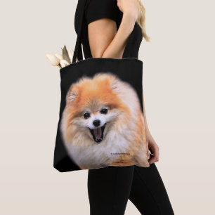 Cute Laughing Pommern Hund Tygkasse