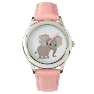 Cute Laughing Tecknad Elephant Watch Armbandsur