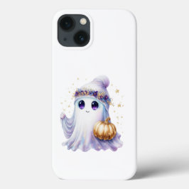 Cute Lavendar Lila Ghost Halloween Spooky Bougie