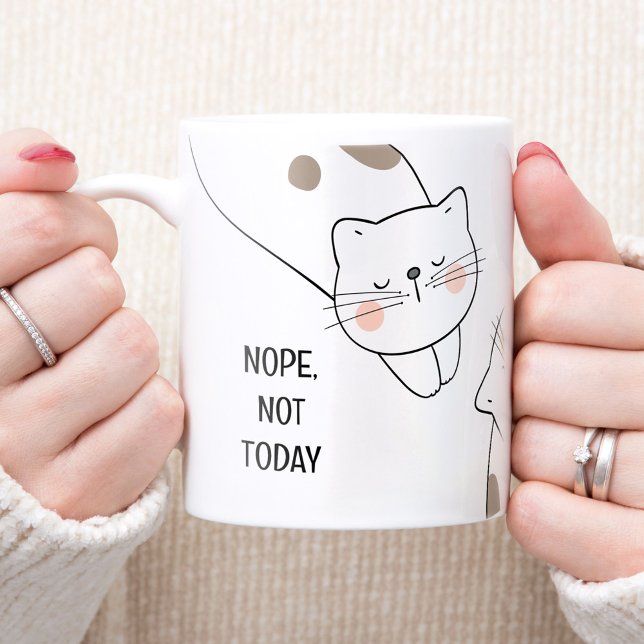 Cute Lazy Cat Lover Namn Mugg (Cute Lazy Cat Cat Lover Name Mug)