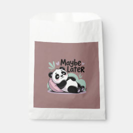 Cute Lazy Panda – “Maybe Later” Relaxing Panda