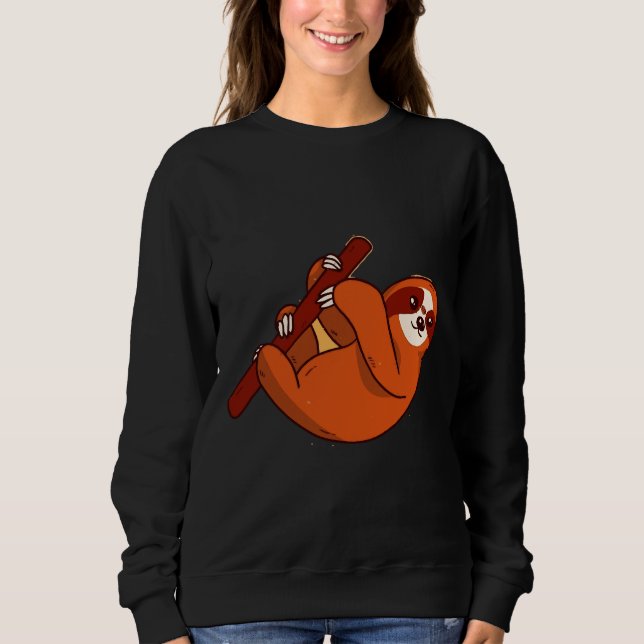 Cute Lazy Sloth 50 T Shirt (Framsida)