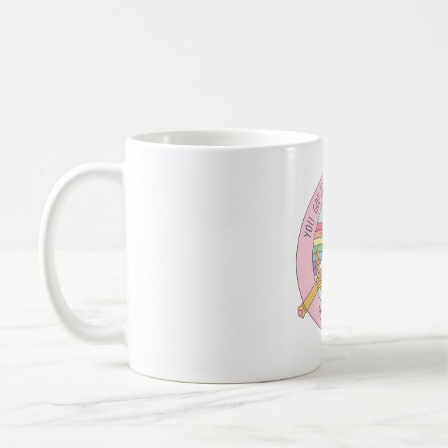 Cute Ledsen Bunny Kaffemugg (Vänster)
