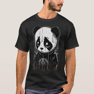 Cute ledsen panda t shirt