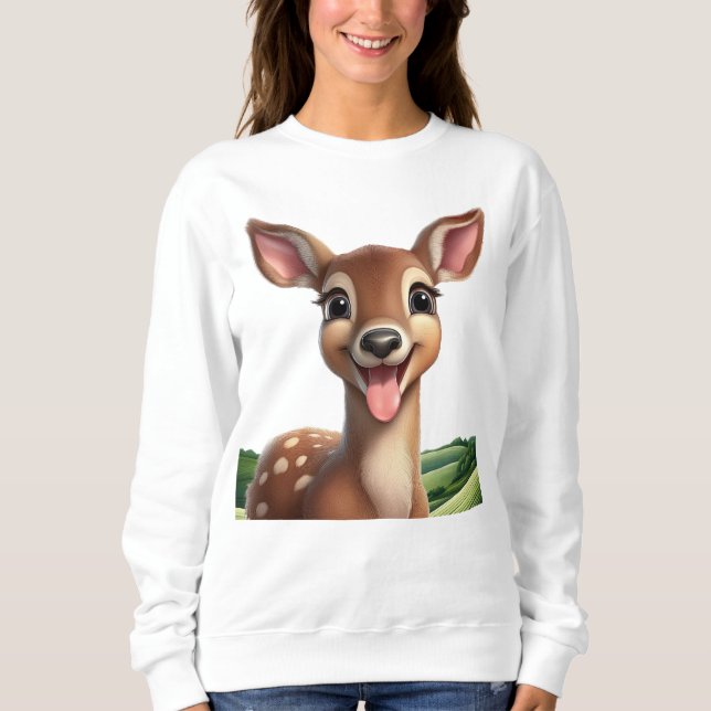 Cute leende doe t shirt (Framsida)