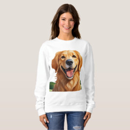 Cute leende gyllene kyrkoherde t shirt