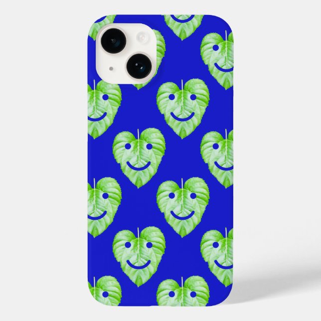 Cute-leende löv Fodral-Mate iphone case (Baksida)