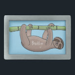 Cute-leende lutning på bambu-tecknad illustration<br><div class="desc">Den här söta lycklig-slätten hänger på en grönt bambu. Allt detta är ett bra exempel på tecknad stil.</div>