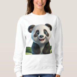 Cute-leende panda t shirt