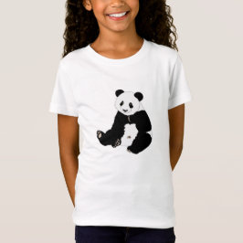Cute-leende panda t shirt
