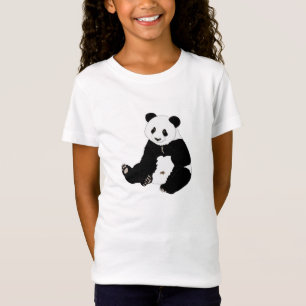 Cute-leende panda t shirt
