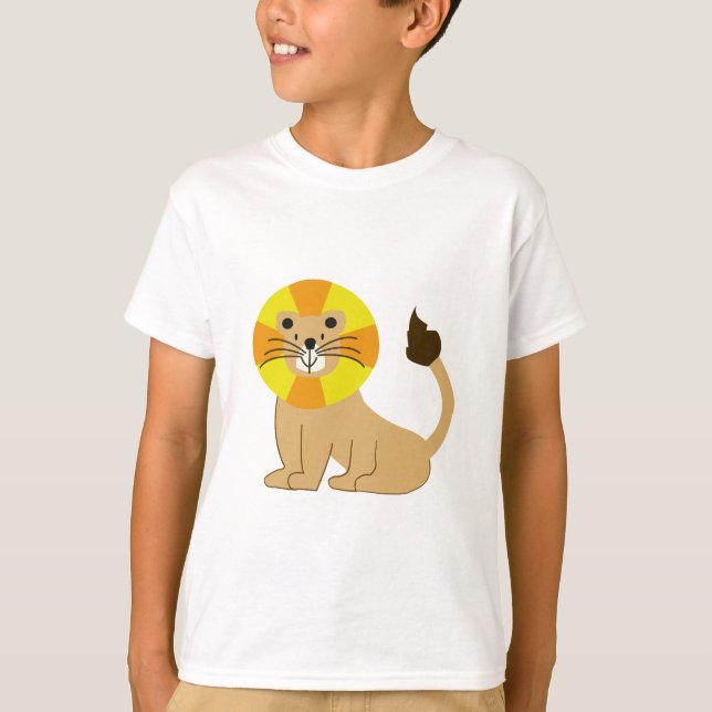Cute Lejon är min vän T Shirt (Framsida)