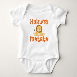 Cute Lejon Hakuna Matata T Shirt