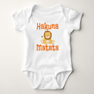 Cute Lejon Hakuna Matata T Shirt