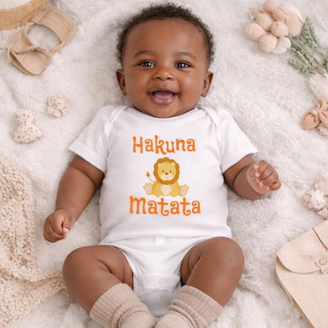 Cute Lejon Hakuna Matata T Shirt (Skapare uppladdad)