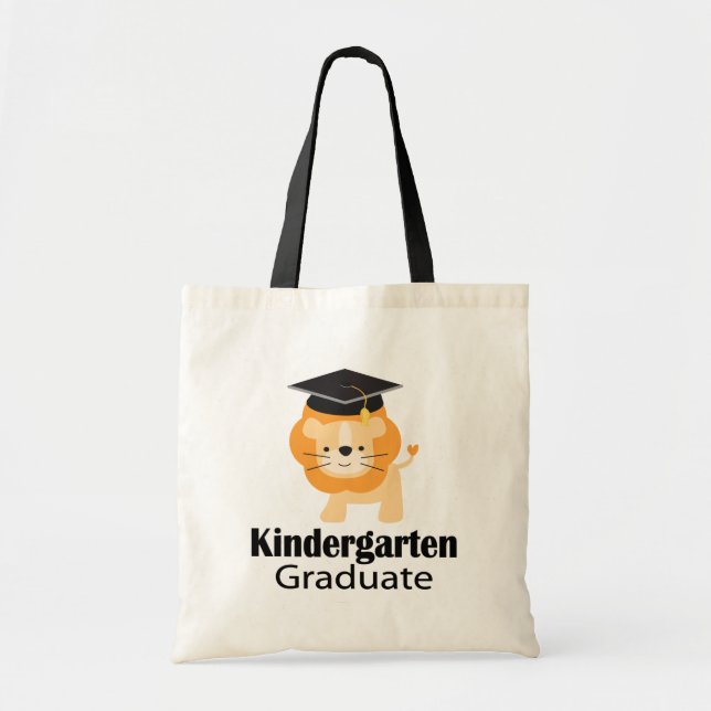 Cute Lejon Kindergarten Studenten Gift Tygkasse (Framsidan)