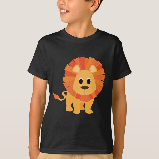 Cute Lejon T-Shirt (Framsida)
