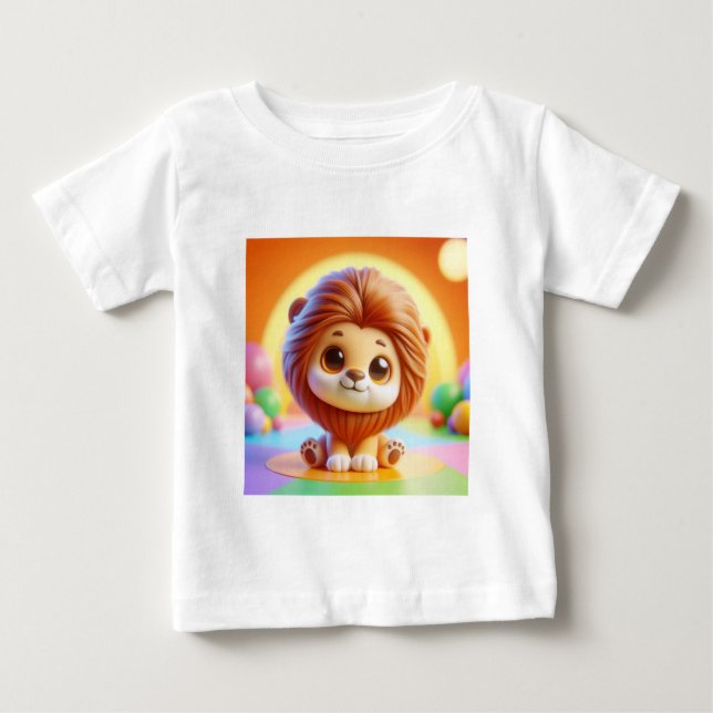 Cute Lejon T Shirt (Framsida)