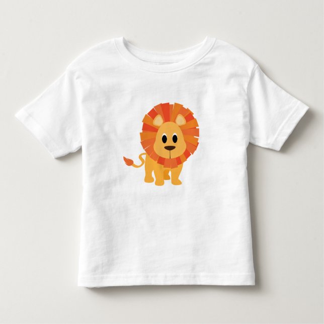 Cute Lejon T-Shirt (Framsida)