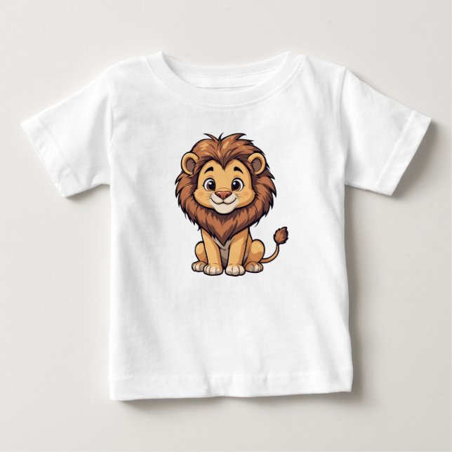 Cute Lejon T Shirt (Framsida)