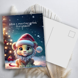 Cute Lejona jultomten Klo jul Helg Vykort