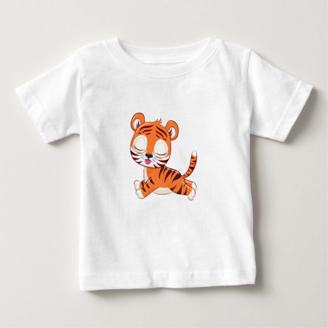 Cute Lejonare Baby T-Shirt (Framsida)