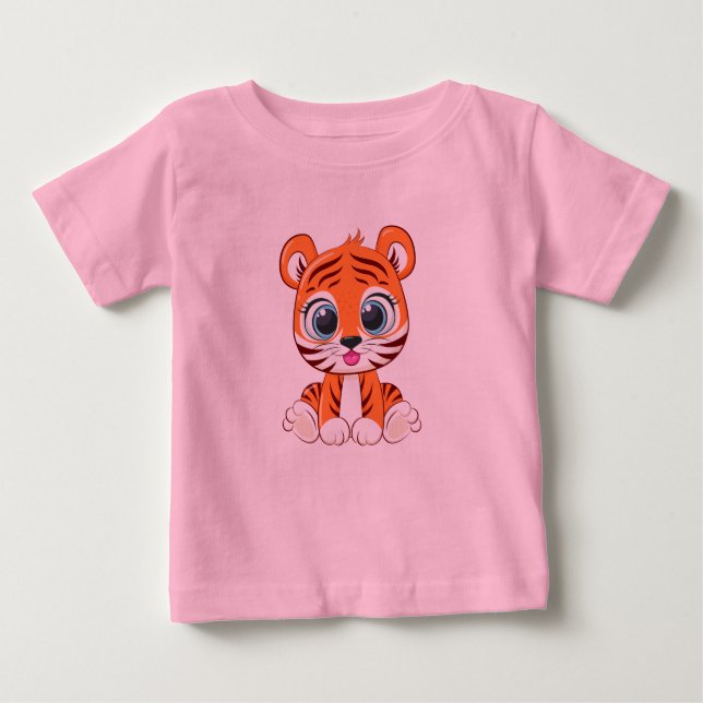 Cute Lejonare Baby T-Shirt (Framsida)