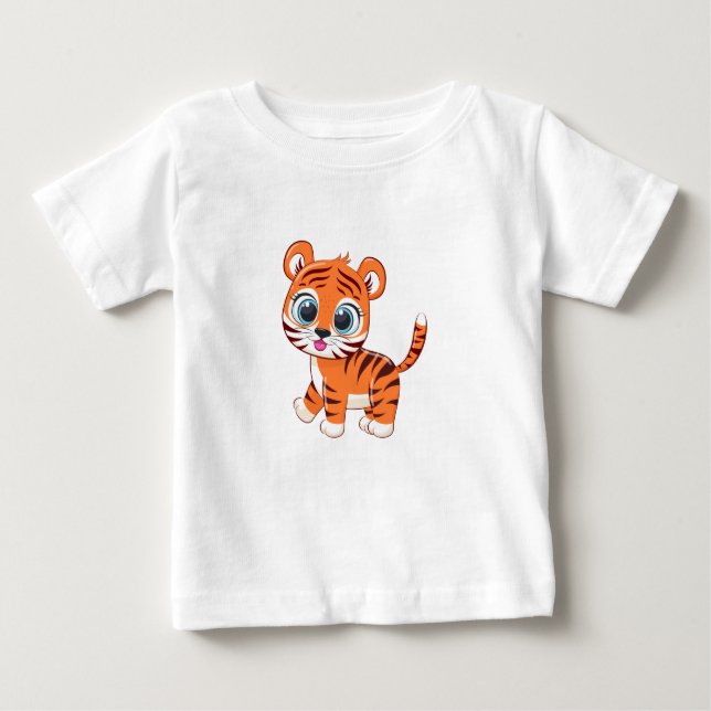 Cute Lejonare Baby T-Shirt (Framsida)