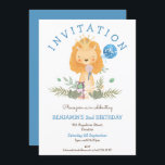 Cute Lejonare Krona Löv Boys 2:a födelsedagen Part Inbjudningar<br><div class="desc">En söt modig lejon som bär krona och omgiven av leafy inslag och makaroner,  till inbjudan dina gäster till din lilla pojkes andra födelsedag party. Anpassa enkelt texten till din egen och du kan ändra färg och bakgrund om du vill genom att anpassa ytterligare alternativ.</div>