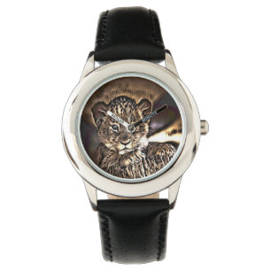 Cute lejonare unge armbandsur