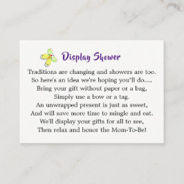 Cute Leksak Baby Bunny Rabbit Baby Shower Visning Tilläggskort