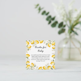 Cute Lemon Citrus Fruit Summer Bokar för Baby Tilläggskort