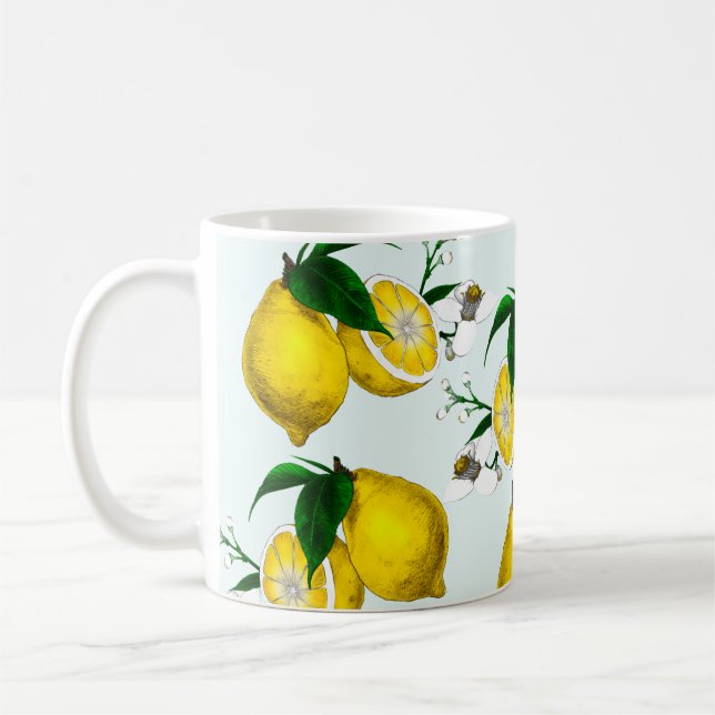 Cute Lemon-kaffe Mugg (Vänster)