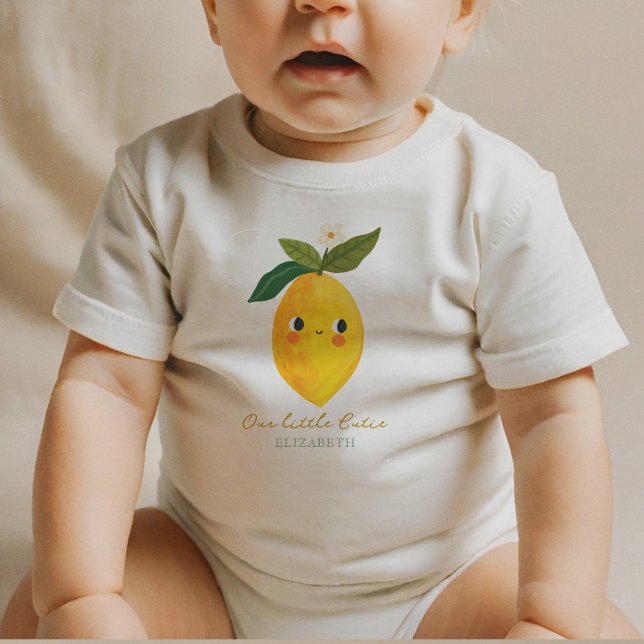 Cute Lemon Little Cutie Baby T Shirt (Skapare uppladdad)