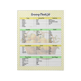 Cute Lemon Paj Livsmedel Anteckningsblock